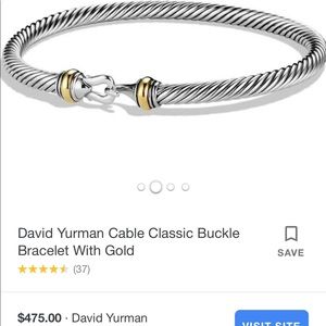 David Yurman Cable Classic Buckle Bracelet